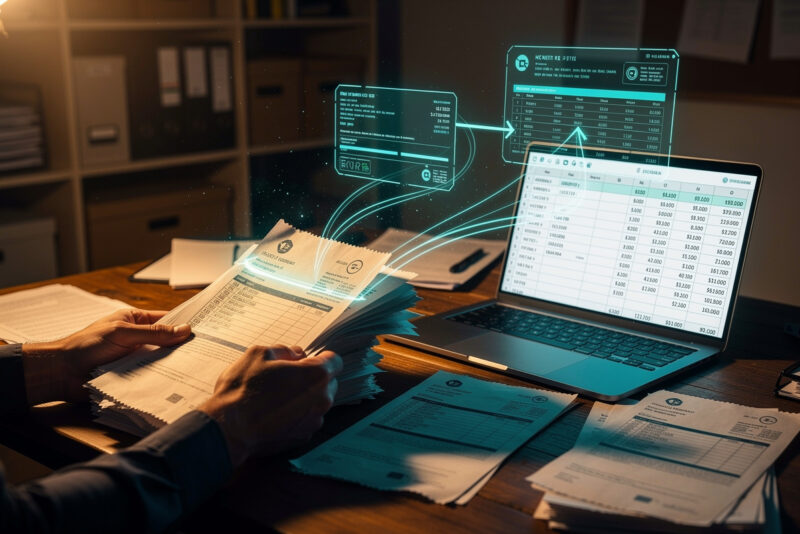 Extraire les données d'une facture PDF vers Excel (IA gratuite)