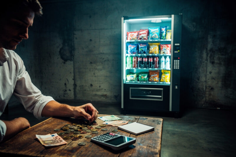 Combien rapporte vraiment un distributeur automatique par mois ?